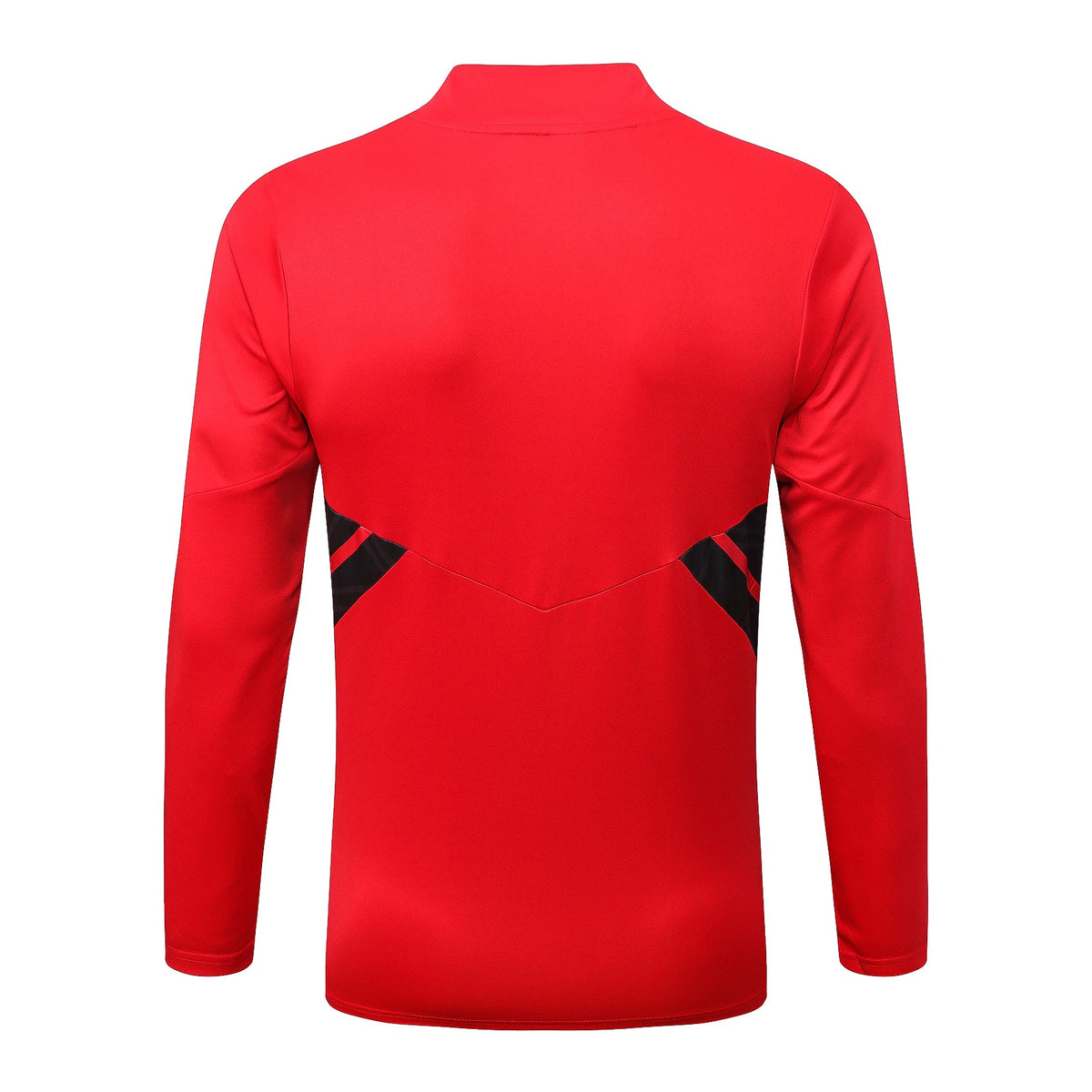 Conjunto Zíper Curto Flamengo Treino Vermelho e Preto