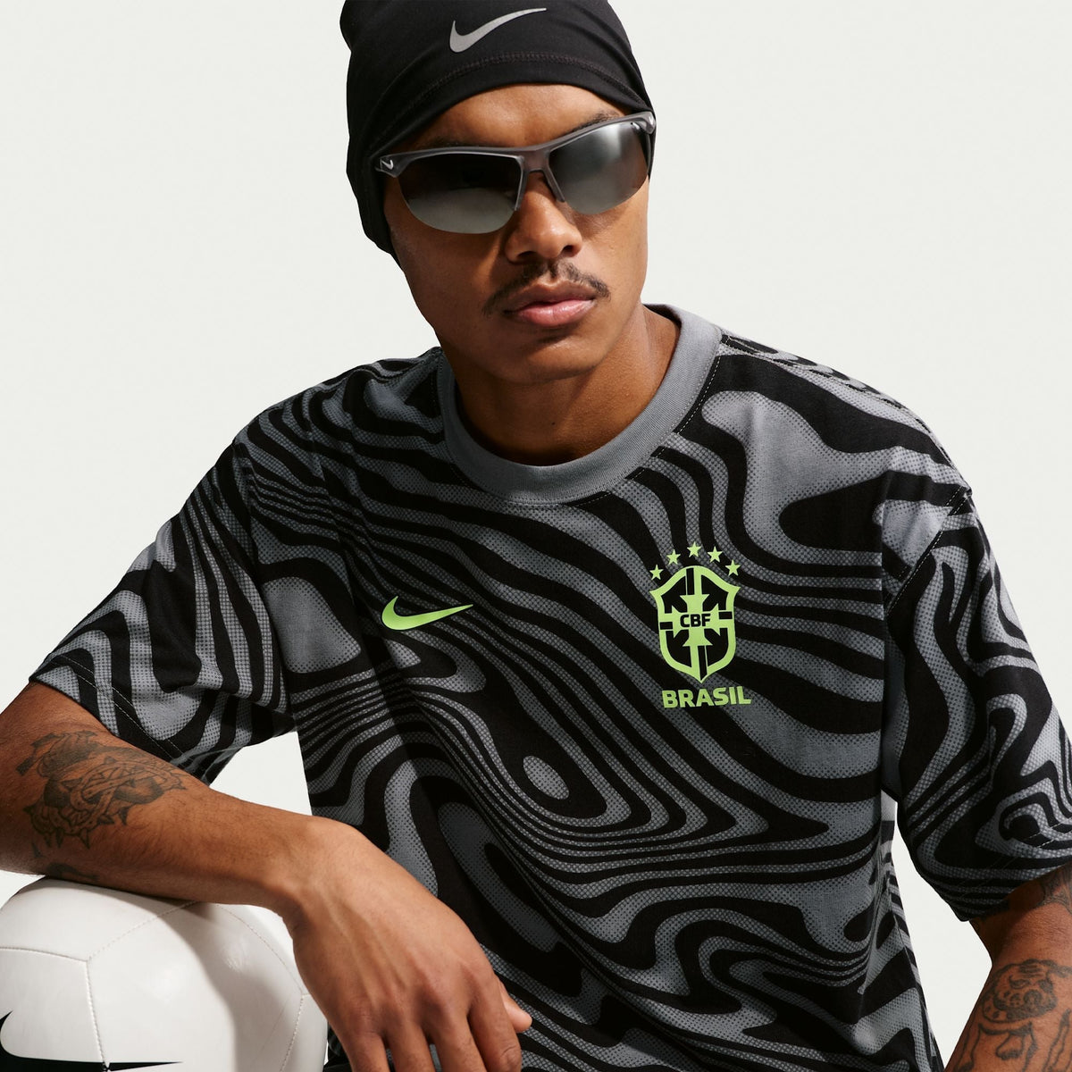 Camisa Brasil Treino 2026/27 Cinza