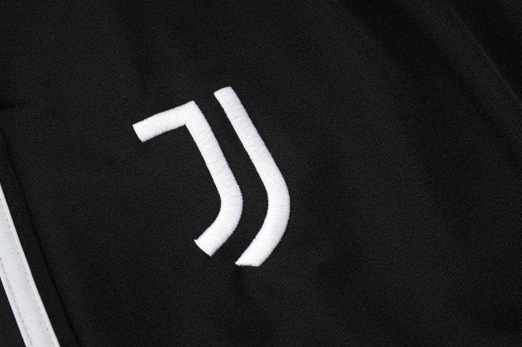 Conjunto Juventus Zíper Longo Cinza