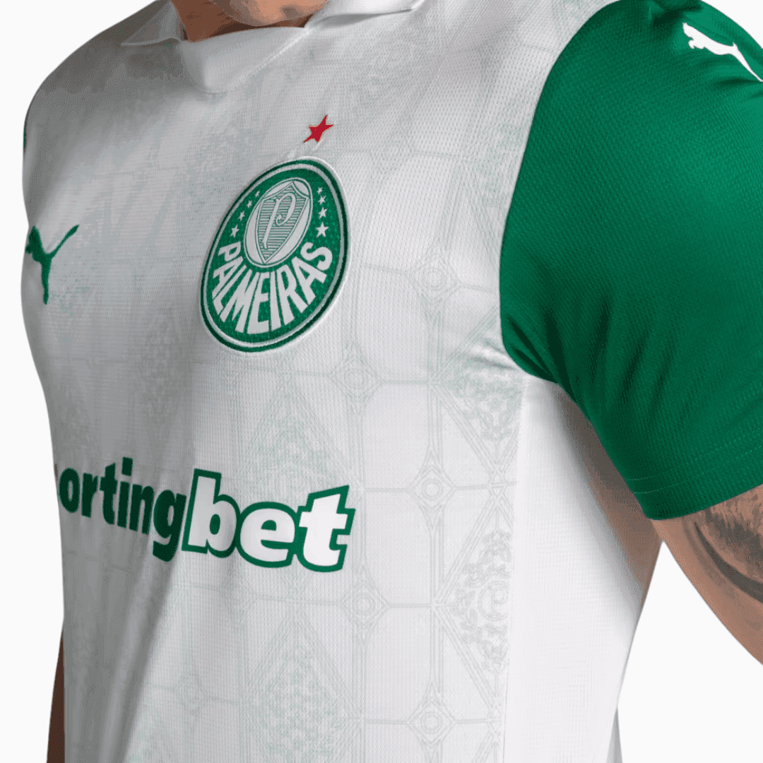 Camisa Puma Palmeiras 2025/26 II - Paulinho N° 10